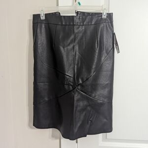 Faux Leather Pencil Skirt - NWT
